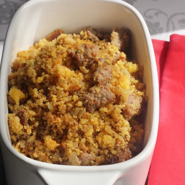 Adrienne's Holiday Fennel Sausage Stuffing